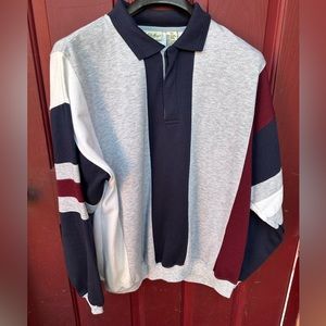 Mens Resolute Bay Size XL Pullover Sweatshirt Waistband Long Sleeve Black color